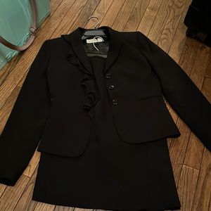 Tahari black skirt suit